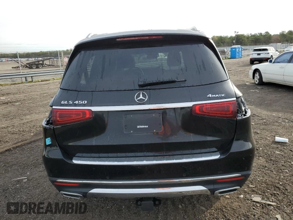 2022 Mercedes-Benz GLS 450 with VIN 4JGFF5KE4NA710045, listed as a Copart auction lot 50248833 with 1,642 mi miles and . Bid and sale history available at DreamBid. Image 6.