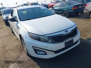 2014 Kia Optima LX with VIN KNAGM4A72E5479888, listed as a IAAI auction lot 41300566 with 82,368 mi miles. Bid and sale history available at carsss.com. Image 1.