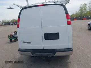 2012 Chevrolet Express Cargo Van with VIN 1GCWGFCA7C1121989, listed as a IAAI auction lot 42118853 with 214,478 mi miles. Bid and sale history available at carsss.com. Image 16.
