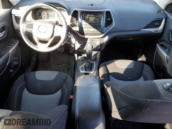 2018 Jeep Cherokee Latitude Tech Connect with VIN 1C4PJMCX4JD527240, listed as a Copart auction lot 87958785 with 94,384 mi miles and Salvage title. Bid and sale history available at DreamBid. Image 8.