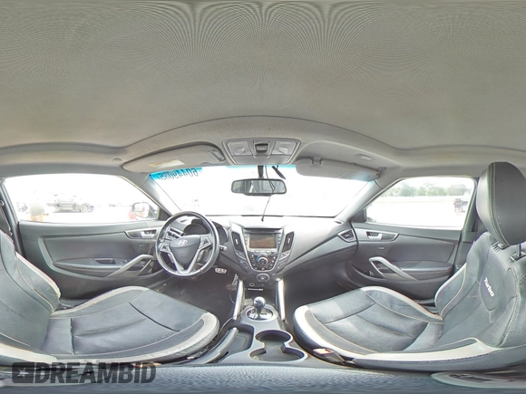 2015 Hyundai Veloster Turbo with VIN KMHTC6AE5FU234987, listed as a Copart auction lot 60449085 with 96,811 mi miles and Clean title. Bid and sale history available at DreamBid. Image 14.