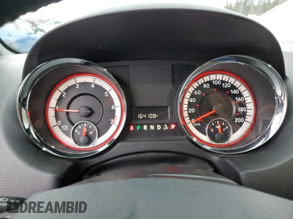 2017 Dodge Grand Caravan SE with VIN 2C4RDGBG2HR629291, listed as a Copart auction lot 46472625 with 164,108 mi miles and Salvage Title. Bid and sale history available at DreamBid. Image 9.