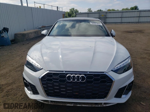 2023 Audi A5 Sportback S line Premium Plus with VIN WAUFACF56PA033193, listed as a Copart auction lot 58097893 with 2,517 mi miles. Bid and sale history available at carsss.com. Image 5.
