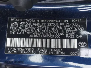 2015 Toyota Prius Four with VIN JTDKN3DU9F0421300, listed as a IAAI auction lot 41541385 with 156,398 mi miles. Bid and sale history available at carsss.com. Image 9.