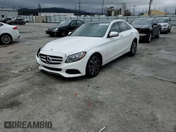 2018 Mercedes-Benz C with VIN WDDWF4JB1JR401947, listed as a Copart auction lot 48956665 with 93,467 mi miles and Salvage Title. Bid and sale history available at carsss.com. Image 11.