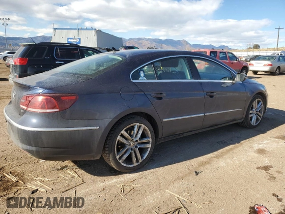 2013 Volkswagen CC Lux with VIN WVWRP7AN6DE513686, listed as a Copart auction lot 88758115 with 63,619 mi miles and Salvage Title. Bid and sale history available at carsss.com. Image 3.