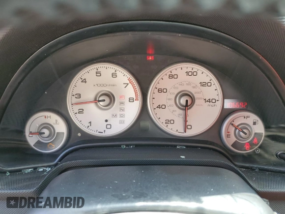 2002 Acura RSX Auto with VIN JH4DC54882C011723, listed as a Copart auction lot 64187865 with 106,692 mi miles and Clean title. Bid and sale history available at DreamBid. Image 9.