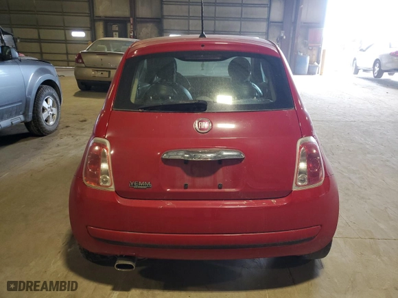 2015 FIAT 500 Pop with VIN 3C3CFFAR3FT695893, listed as a Copart auction lot 73211674 with 97,344 mi miles and Clean Title. Bid and sale history available at carsss.com. Image 6.