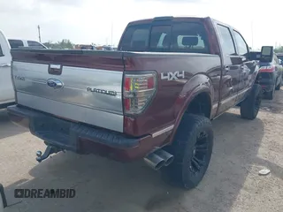 2009 Ford F-150 XL with VIN 1FTPW14V29FA03792, listed as a IAAI auction lot 41938651 with 158,621 mi miles. Bid and sale history available at carsss.com. Image 4.