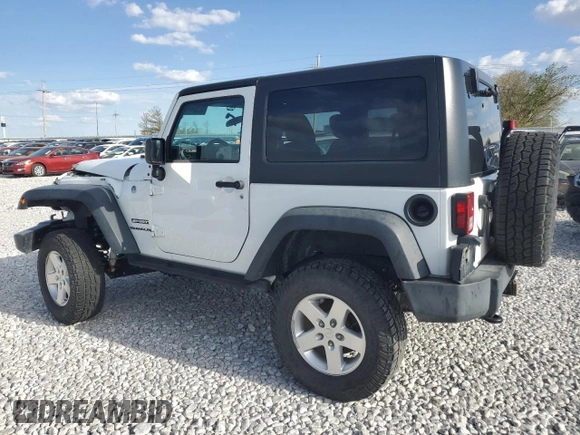 2016 Jeep Wrangler Sport с VIN 1C4AJWAG6GL126856, выставлен на аукционе Copart как лот 52804465 с пробегом 51 430 миль миль и Списание • Salvage title. История ставок и продаж доступна на DreamBid. Изображение 2.