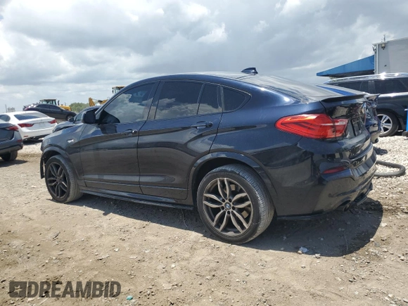 2017 BMW X4 M40i with VIN 5UXXW7C54H0U25292, listed as a Copart auction lot 61724994 with 59,046 mi miles and Non Repairable. Bid and sale history available at carsss.com. Image 2.