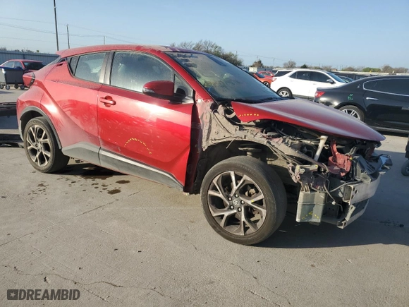 2020 Toyota C-HR LE with VIN JTNKHMBX7L1090051, listed as a Copart auction lot 50170345 with 163,821 mi miles and Salvage Title. Bid and sale history available at carsss.com. Image 4.