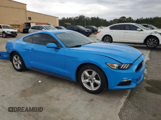 2017 Ford Mustang V6 with VIN 1FA6P8AM0H5262868, listed as a Copart auction lot 50028645 with 81,654 mi miles and Salvage Title. Bid and sale history available at carsss.com. Image 4.