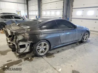 2015 BMW 4 Series 435i xDrive with VIN WBA3R5C57FK372498, listed as a Copart auction lot 46132005 with 0 mi miles and Salvage Title. Bid and sale history available at carsss.com. Image 3.