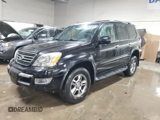 2009 Lexus GX with VIN JTJBT20X990175379, listed as a Copart auction lot 81489044 with 135,386 mi miles and Salvage Title. Bid and sale history available at carsss.com. Image 1.