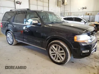 2016 Ford Expedition Platinum with VIN 1FMJU1MT2GEF22723, listed as a Copart auction lot 48107465 with 99,877 mi miles and Salvage title. Bid and sale history available at DreamBid. Image 4.