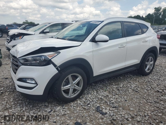 2016 Hyundai Tucson SE z VIN KM8J3CA40GU243286, wystawiony jako Copart lot #60884505 z przebiegiem 36 250 mil mil oraz Czysty tytuł • Clean title. Historia ofert i sprzedaży dostępna na DreamBid. Obrazek 1.