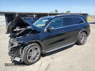 2021 Mercedes-Benz GLS 450 with VIN 4JGFF5KE8MA390873, listed as a Copart auction lot 58944395 with 47,115 mi miles and Salvage title. Bid and sale history available at DreamBid. Image 1.