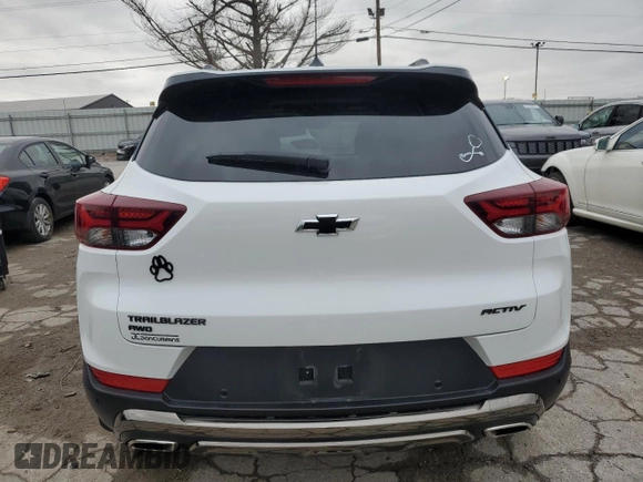 2023 Chevrolet TrailBlazer ACTIV with VIN KL79MSSL4PB079277, listed as a Copart auction lot 81198974 with 38,504 mi miles and Salvage Title. Bid and sale history available at DreamBid. Image 6.