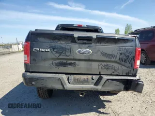 2017 Ford F-150 XL with VIN 1FTFW1EF8HKD33493, listed as a Copart auction lot 53383625 with 79,262 mi miles and Salvage Title. Bid and sale history available at carsss.com. Image 6.