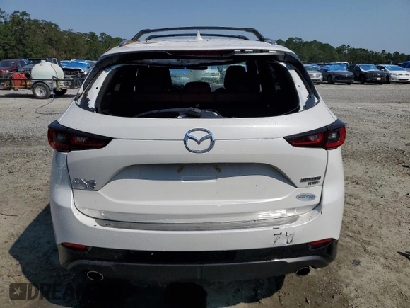 2024 Mazda CX-5 2.5 Carbon Turbo with VIN JM3KFBAY5R0403323, listed as a Copart auction lot 75307144 with 2,842 mi miles and Salvage Title. Bid and sale history available at carsss.com. Image 6.