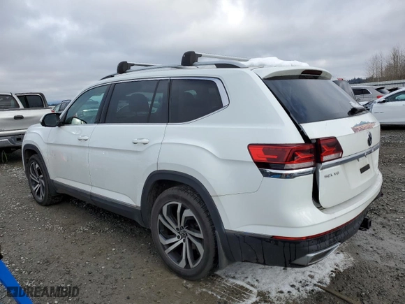 2021 Volkswagen Atlas 3.6L V6 SEL Premium with VIN 1V2TR2CA8MC552917, listed as a Copart auction lot 43936005 with NaN miles and Salvage Title. Bid and sale history available at carsss.com. Image 2.