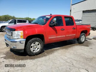2013 Chevrolet Silverado 1500 LT with VIN 3GCPKSE72DG370233, listed as a Copart auction lot 52311775 with 107,296 mi miles and Salvage Title. Bid and sale history available at DreamBid. Image 1.