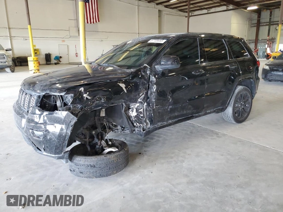 2021 Jeep Grand Cherokee Laredo X with VIN 1C4RJFAG8MC566009, listed as a Copart auction lot 57709955 with 83,198 mi miles and Non repairable. Bid and sale history available at DreamBid. Image 1.