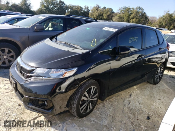 2018 Honda Fit EX-L with VIN 3HGGK5H97JM717634, listed as a Copart auction lot 40222304 with 80,927 mi miles. Bid and sale history available at carsss.com. Image 1.