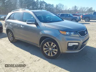 2012 Kia Sorento SX with VIN 5XYKW4A25CG196627, listed as a IAAI auction lot 41717846 with 219,194 mi miles. Bid and sale history available at carsss.com. Image 1.