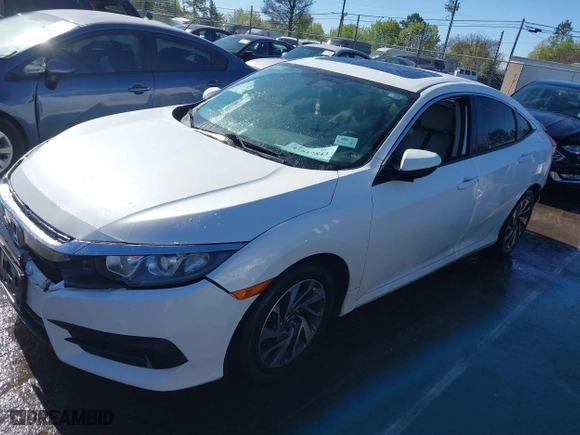 2016 Honda Civic Sedan EX with VIN 19XFC2F77GE214275, listed as a IAAI auction lot 41812843 with 85,850 mi miles. Bid and sale history available at carsss.com. Image 18.