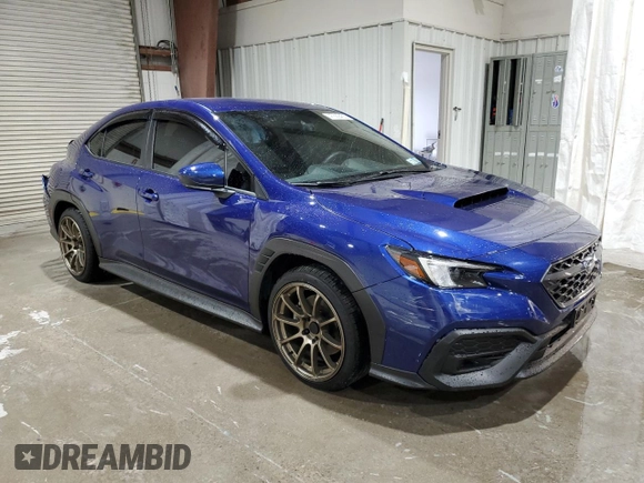 2022 Subaru WRX with VIN JF1VBAA67N9020554, listed as a Copart auction lot 47689455 with 12,278 mi miles and Salvage Title. Bid and sale history available at carsss.com. Image 4.