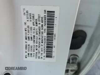 2015 Honda Accord Touring with VIN 1HGCR3F97FA028912, listed as a Copart auction lot 59334845 with 92,779 mi miles and Salvage title. Bid and sale history available at DreamBid. Image 13.