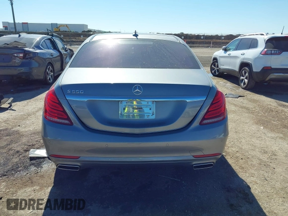 2015 Mercedes-Benz S-Class S 550 with VIN WDDUG8CB7FA072704, listed as a IAAI auction lot 41473437 with 1 mi miles. Bid and sale history available at carsss.com. Image 16.