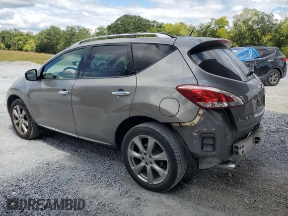 2012 Nissan Murano S with VIN JN8AZ1MU3CW117820, listed as a Copart auction lot 71184804 with 161,917 mi miles and Salvage Title. Bid and sale history available at carsss.com. Image 2.