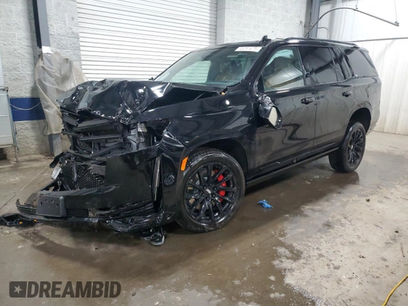 2024 Cadillac Escalade 4WD Sport with VIN 1GYS4FKL4RR310968, listed as a Copart auction lot 48261475 with 5,389 mi miles and Salvage title. Bid and sale history available at DreamBid. Image 1.