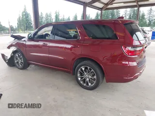2020 Dodge Durango GT Plus with VIN 1C4RDJDG9LC269349, listed as a IAAI auction lot 42602700 with 92,682 mi miles and . Bid and sale history available at DreamBid. Image 3.