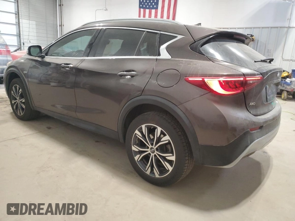 2017 Infiniti QX30 Premium with VIN SJKCH5CR9HA017539, listed as a Copart auction lot 84092934 with 89,019 mi miles and Salvage title. Bid and sale history available at DreamBid. Image 2.