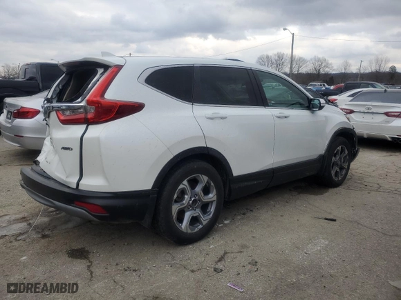 2019 Honda CR-V EX-L with VIN 7FARW2H81KE014008, listed as a Copart auction lot 41738625 with 91,556 mi miles and Salvage Title. Bid and sale history available at carsss.com. Image 3.