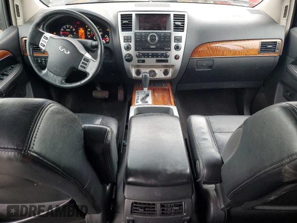 2008 Infiniti QX56 with VIN 5N3AA08C88N900677, listed as a Copart auction lot 82395124 with 211,085 mi miles and Salvage Title. Bid and sale history available at carsss.com. Image 8.