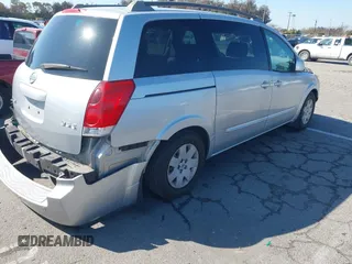 2006 Nissan Quest S Special Edition with VIN 5N1BV28U06N108977, listed as a IAAI auction lot 41739468 with 121,996 mi miles. Bid and sale history available at carsss.com. Image 4.