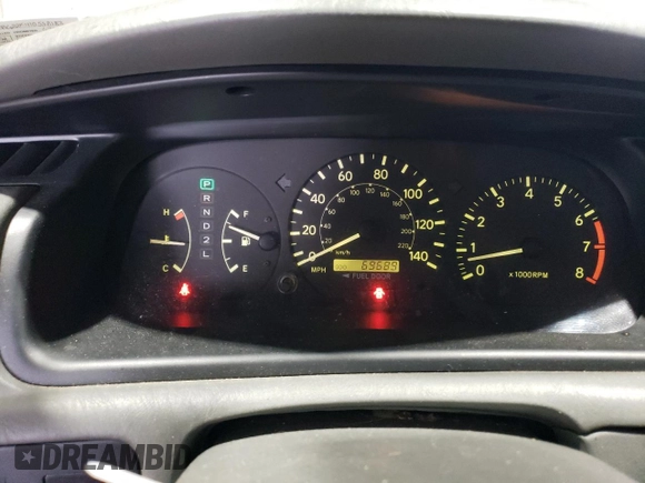 2001 Toyota Camry CE z VIN JT2BG22K410558183, wystawiony jako Copart lot #55600625 z przebiegiem 69 689 mil mil oraz Szkoda całkowita • Salvage title. Historia ofert i sprzedaży dostępna na DreamBid. Obrazek 9.