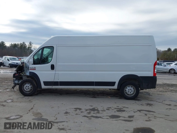 2020 Ram ProMaster Cargo with VIN 3C6TRVDG6LE119973, listed as a IAAI auction lot 41696088 with 116,562 mi miles and . Bid and sale history available at carsss.com. Image 14.