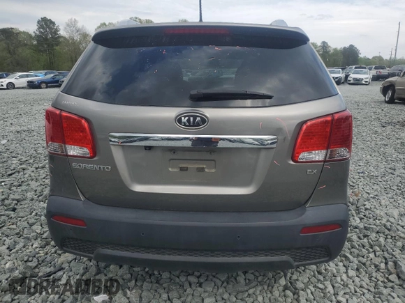 2011 Kia Sorento EX with VIN 5XYKU3A13BG102010, listed as a Copart auction lot 52092575 with 187,155 mi miles and Salvage Title. Bid and sale history available at carsss.com. Image 6.