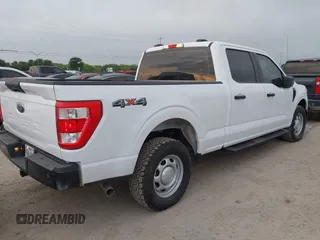 2022 Ford F-150 XL with VIN 1FTFW1E51NKE67183, listed as a IAAI auction lot 42123925 with 100,877 mi miles. Bid and sale history available at carsss.com. Image 4.
