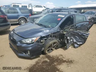 2017 Subaru Impreza Sport with VIN 4S3GTAL64H1713775, listed as a Copart auction lot 70824674 with 89,742 mi miles and Salvage Title. Bid and sale history available at carsss.com. Image 1.