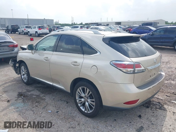 2013 Lexus RX 350 with VIN 2T2ZK1BAXDC128153, listed as a IAAI auction lot 41957634 with 125,045 mi miles and . Bid and sale history available at DreamBid. Image 3.