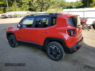 2015 Jeep Renegade Trailhawk with VIN ZACCJBCT2FPB39142, listed as a Copart auction lot 69213184 with 119,044 mi miles and Salvage Title. Bid and sale history available at DreamBid. Image 2.