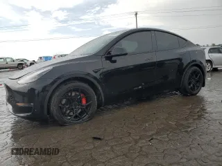 2022 Tesla Model Y Performance z VIN 7SAYGDEF5NF377079, wystawiony jako Copart lot #61015545 z przebiegiem Nie podano mil oraz Szkoda całkowita • Salvage title. Historia ofert i sprzedaży dostępna na DreamBid. Obrazek 1.