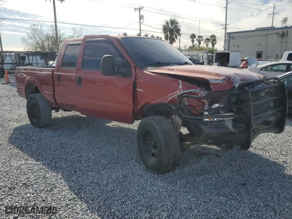 2000 Ford Super Duty F-250 XL with VIN 1FTNW21FXYED80000, listed as a Copart auction lot 41690055 with 232,046 mi miles and Salvage Title. Bid and sale history available at carsss.com. Image 4.
